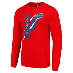 Buffalo Bills Starter Color Scratch Long Sleeve T-Shirt - Red sale