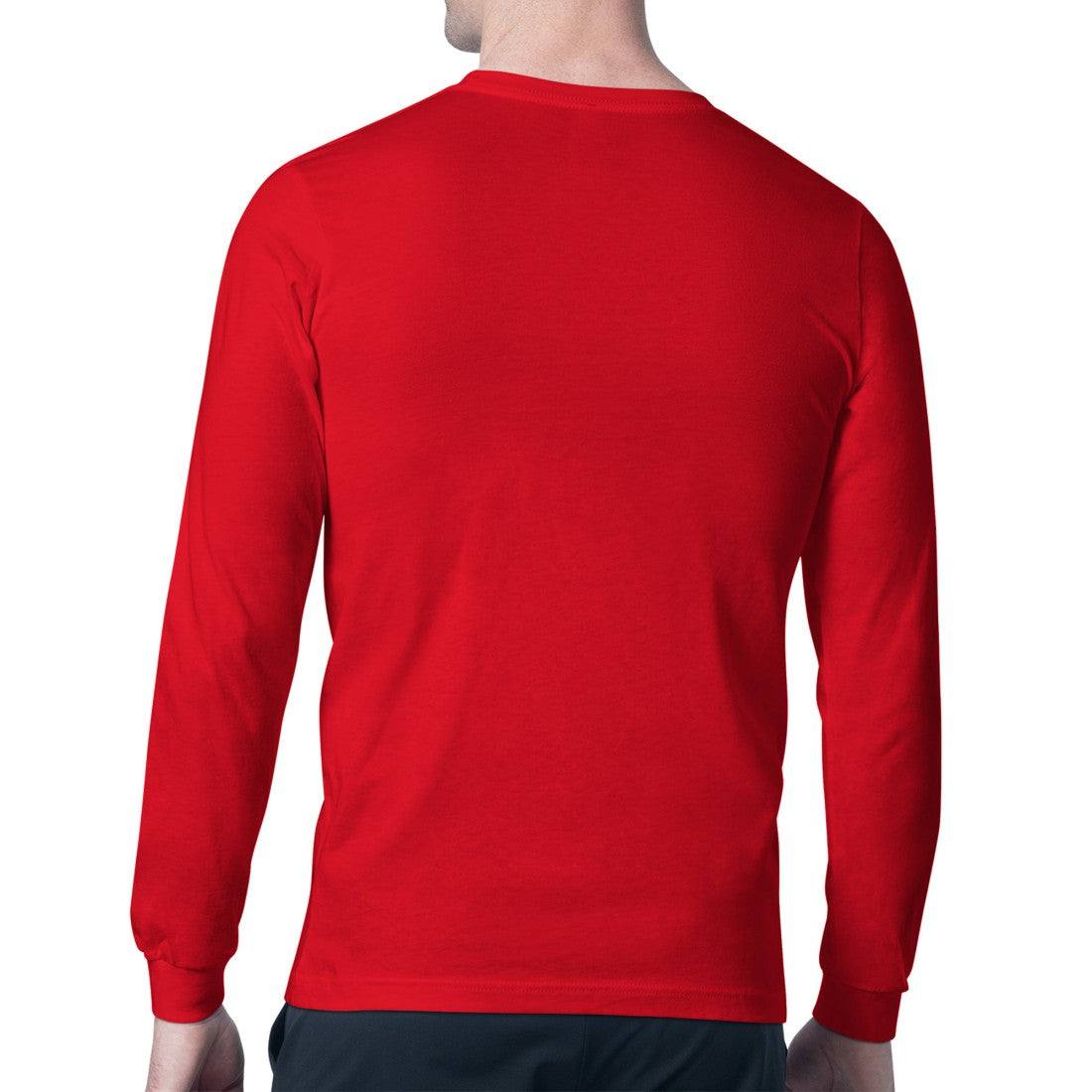 Houston Texans Starter Color Scratch Long Sleeve T-Shirt - Red on sale