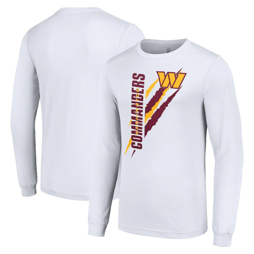 Washington Commanders Starter Color Scratch Long Sleeve T-Shirt - White outlet