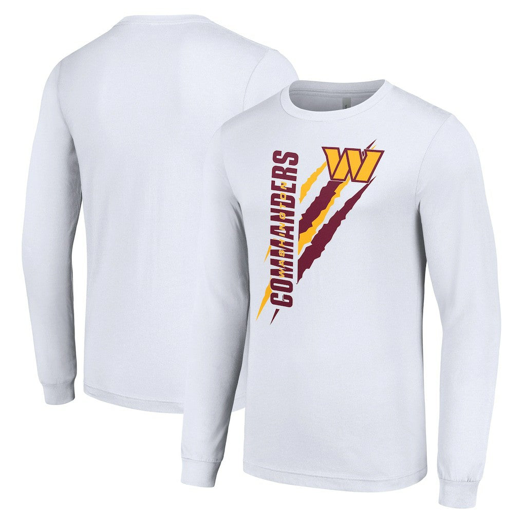 Washington Commanders Starter Color Scratch Long Sleeve T-Shirt - White outlet