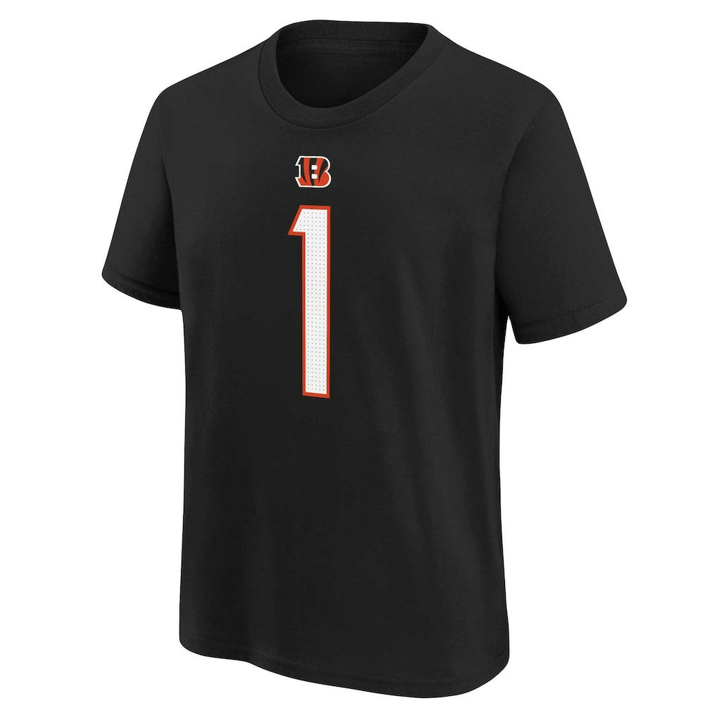 Ja'Marr Chase Cincinnati Bengals Preschool Player Name & Number T-Shirt - Black on sale