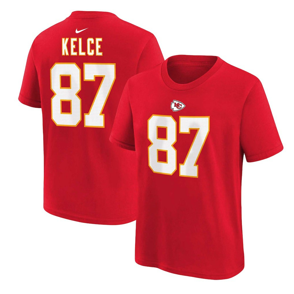 Travis Kelce Kansas City Chiefs Preschool Player Name & Number T-Shirt - Red cheap