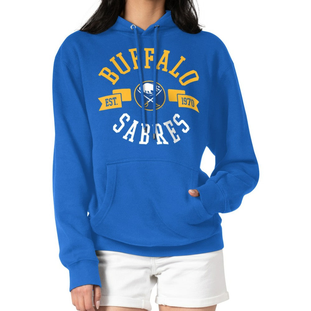 Buffalo Sabres G-III 4Her by Carl Banks Women's City Graphic Fleece Pullover Hoodie - Royal Hoodies
