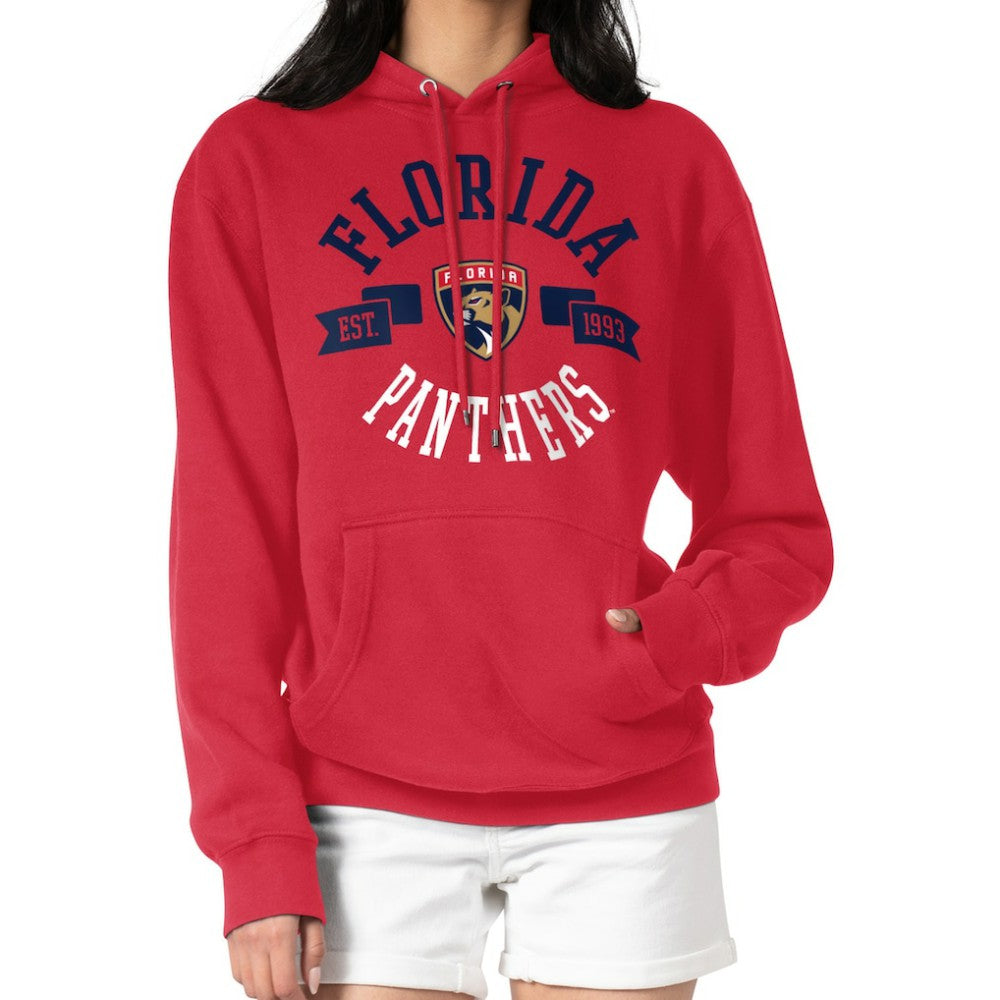 Florida Panthers G-III 4Her by Carl Banks Women's City Graphic Fleece Pullover Hoodie - Red Hoodies