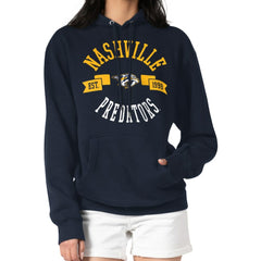 Nashville Predators G-III 4Her by Carl Banks Women's City Graphic Fleece Pullover Hoodie - Navy Hoodies