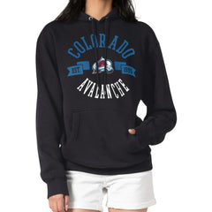 Colorado Avalanche G-III 4Her by Carl Banks Women's City Graphic Fleece Pullover Hoodie - Black Hoodies