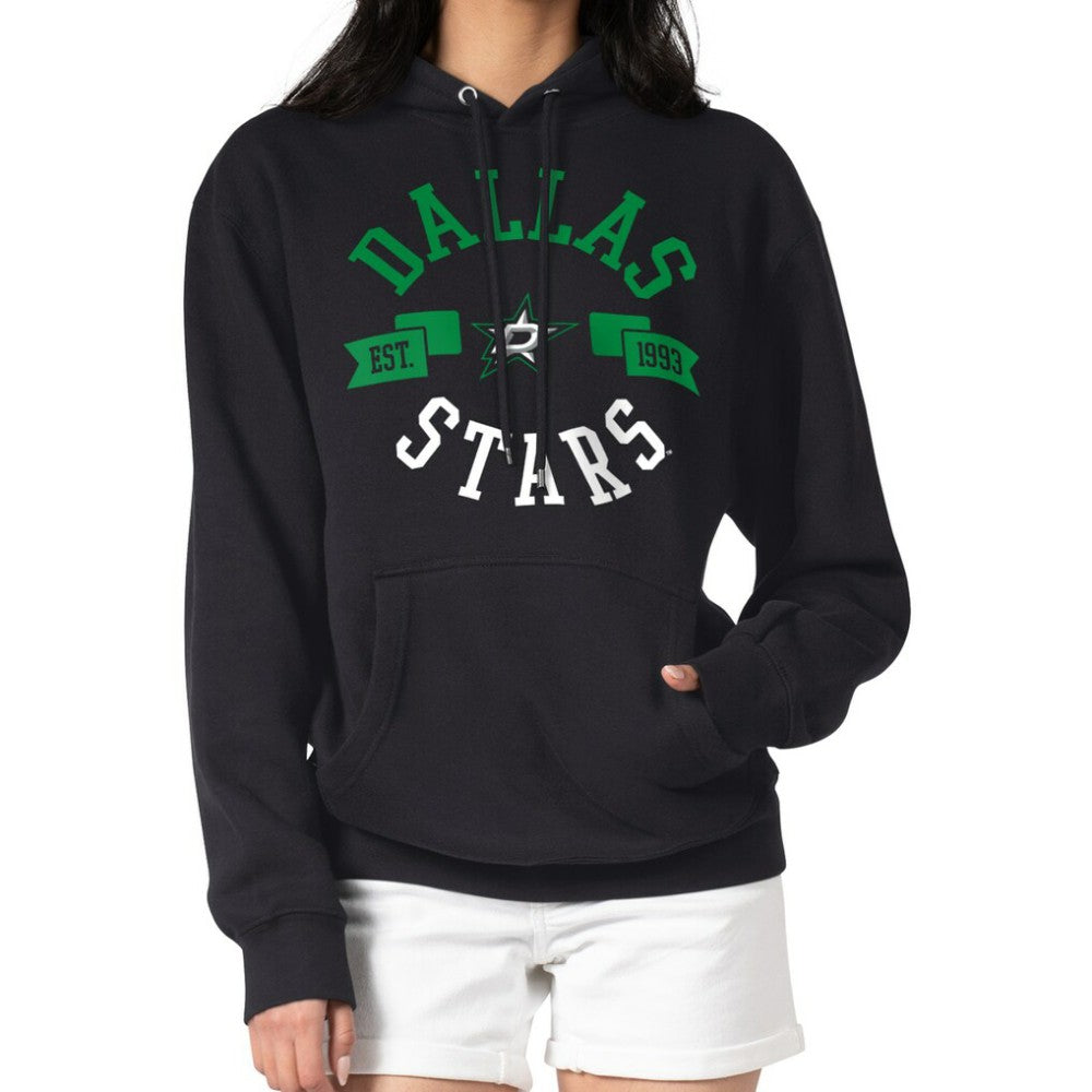 Dallas Stars G-III 4Her by Carl Banks Women's City Graphic Fleece Pullover Hoodie - Black Hoodies