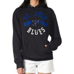 St. Louis Blues G-III 4Her by Carl Banks Women's City Graphic Fleece Pullover Hoodie - Black Hoodies