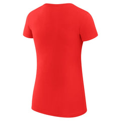 Washington Capitals G-III 4Her by Carl Banks Women's Super-Slim Fit Lightweight City Graphic Sport Crewneck T-Shirt - Red T-shirts