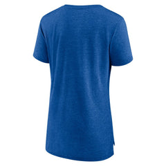Toronto Maple Leafs Women's Crash the Net Tri-Blend T-Shirt - Blue T-shirts