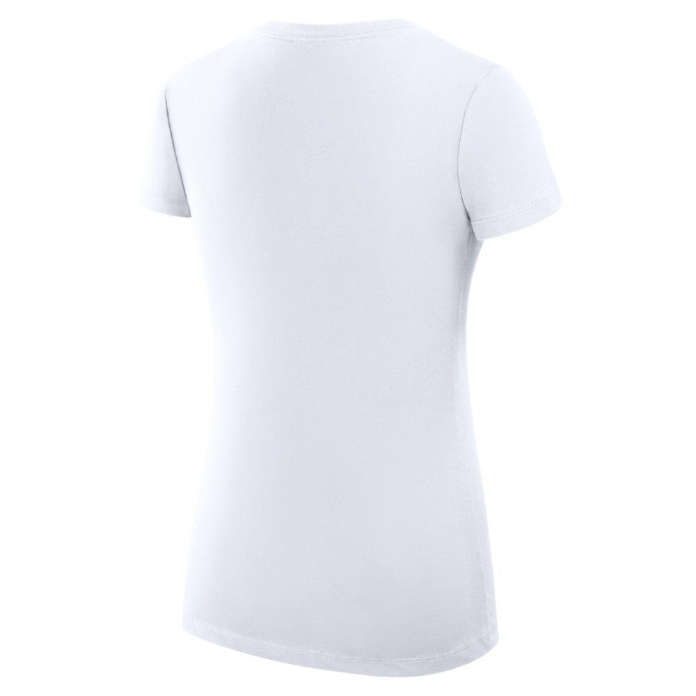Dallas Stars G-III 4Her by Carl Banks Women's Super-Slim Fit Lightweight City Graphic V-Neck T-Shirt - White T-shirts