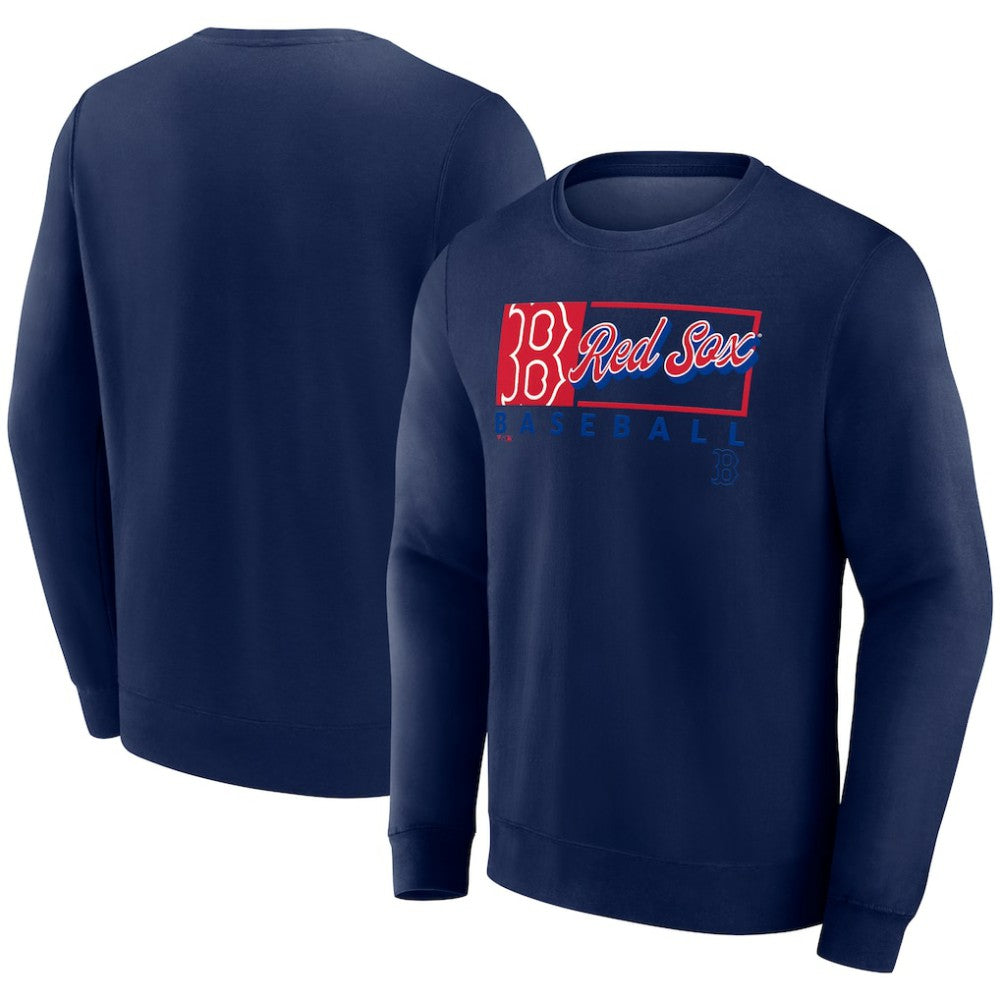 Boston Red Sox Focus Fleece Pullover Sweatshirt Navy