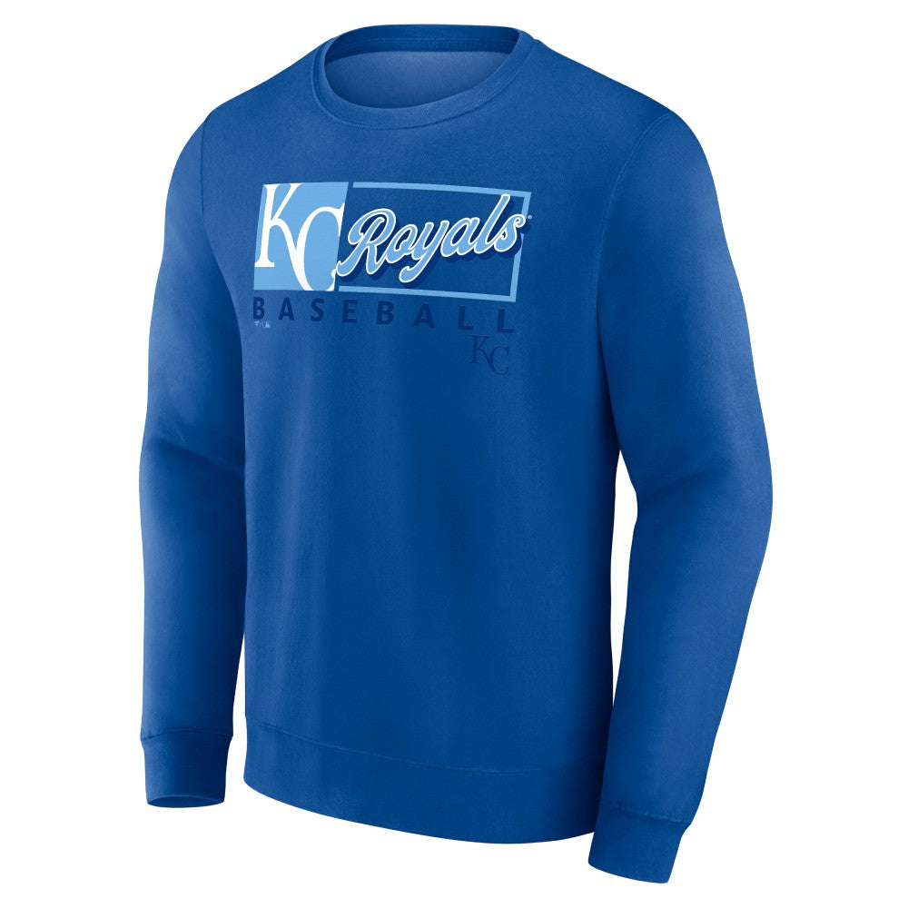 Kansas City Royals Focus Fleece Pullover Sweatshirt Royal