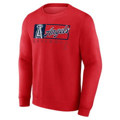 Los Angeles Angels Focus Fleece Pullover Sweatshirt Red