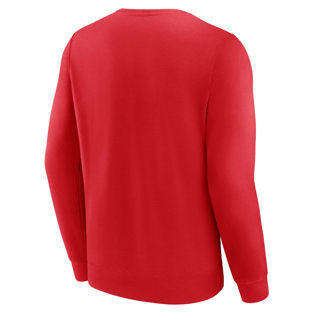 Los Angeles Angels Focus Fleece Pullover Sweatshirt Red