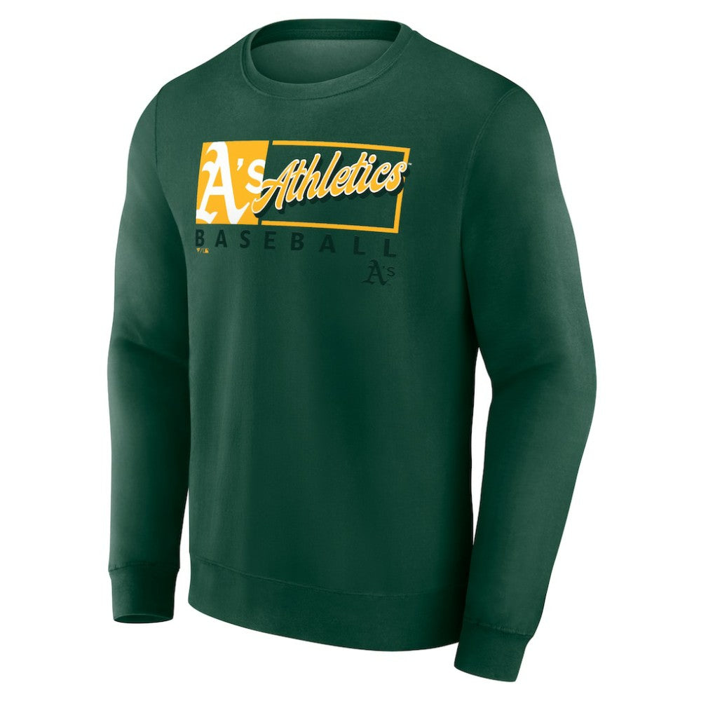 Athletics Focus Fleece Pullover Sweatshirt Green