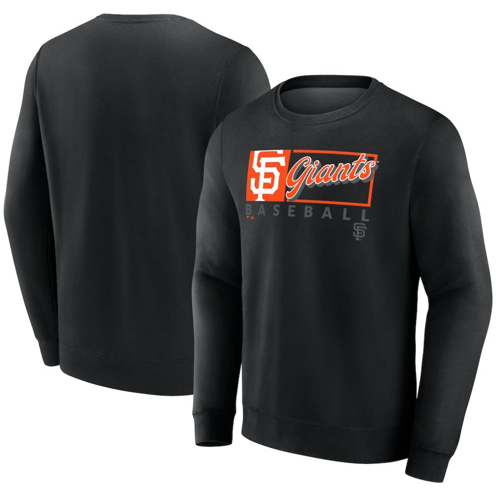 San Francisco Giants Focus Fleece Pullover Sweatshirt Black