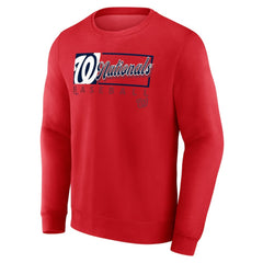 Washington Nationals Focus Fleece Pullover Sweatshirt Red
