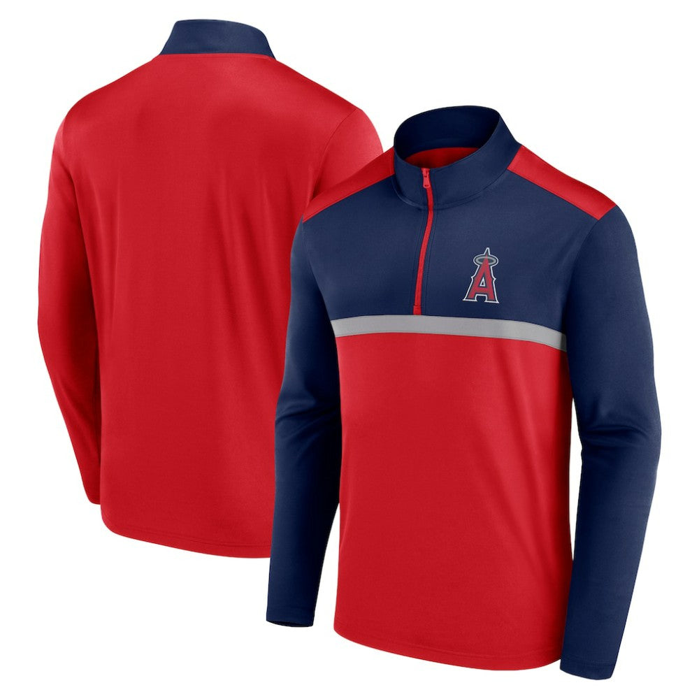 Los Angeles Angels Unstoppable Quarter-Zip Top Red