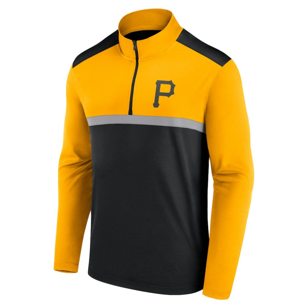 Pittsburgh Pirates Unstoppable Quarter-Zip Top Black