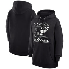 St. Louis Blues Starter Arch City Team Graphic Fleece Pullover Hoodie - Black Hoodies