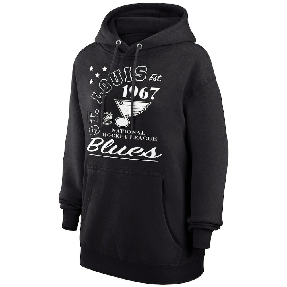 St. Louis Blues Starter Arch City Team Graphic Fleece Pullover Hoodie - Black Hoodies
