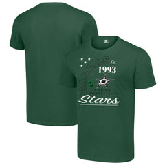 Dallas Stars Starter Arch City Team Graphic T-Shirt - Green T-shirts
