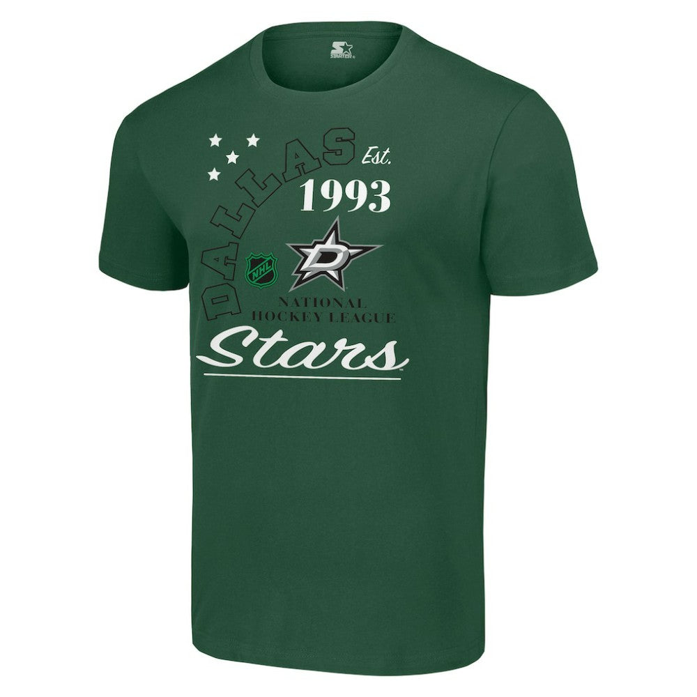 Dallas Stars Starter Arch City Team Graphic T-Shirt - Green T-shirts