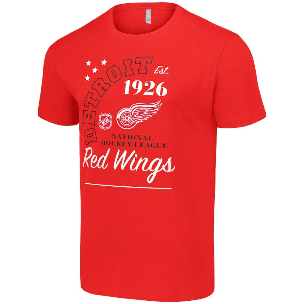 Detroit Red Wings Starter Arch City Team Graphic T-Shirt - Red T-shirts