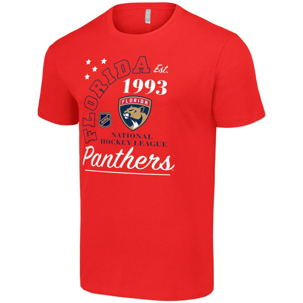 Florida Panthers Starter Arch City Team Graphic T-Shirt - Red T-shirts