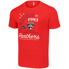 Florida Panthers Starter Arch City Team Graphic T-Shirt - Red T-shirts