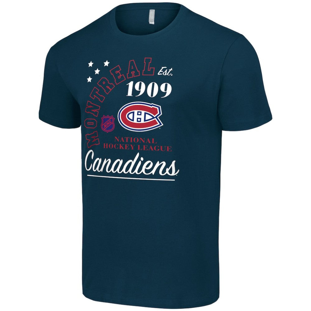 Montreal Canadiens Starter Arch City Team Graphic T-Shirt - Navy T-shirts