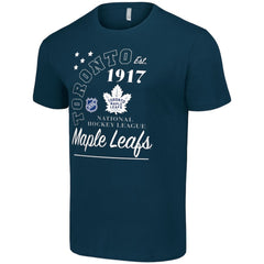 Toronto Maple Leafs Starter Arch City Team Graphic T-Shirt - Navy T-shirts