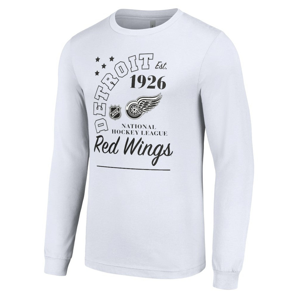Detroit Red Wings Starter Arch City Theme Graphic Long Sleeve T-Shirt - White T-shirts