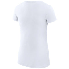 Boston Bruins G-III 4Her by Carl Banks Women's Super-Slim Fit Lightweight Dot Print Team T-Shirt - White T-shirts