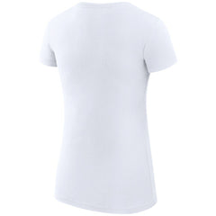 Detroit Red Wings G-III 4Her by Carl Banks Women's Super-Slim Fit Lightweight Dot Print Team T-Shirt - White T-shirts