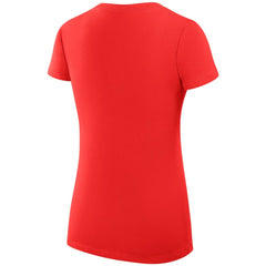 Florida Panthers G-III 4Her by Carl Banks Women's Super-Slim Fit Lightweight Dot Print Team V-Neck T-Shirt - Red T-shirts