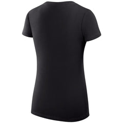 Philadelphia Flyers G-III 4Her by Carl Banks Women's Super-Slim Fit Lightweight Dot Print Team V-Neck T-Shirt - Black T-shirts