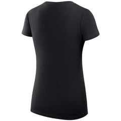 San Jose Sharks G-III 4Her by Carl Banks Women's Super-Slim Fit Lightweight Dot Print Team V-Neck T-Shirt - Black T-shirts