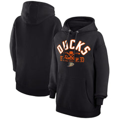 Anaheim Ducks Starter Puck Pullover Hoodie - Black Hoodies