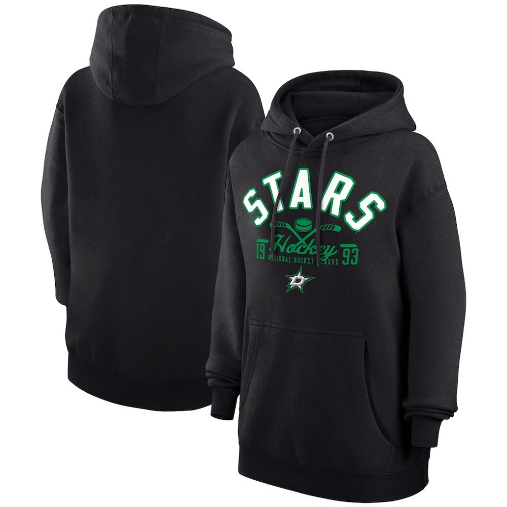 Dallas Stars Starter Puck Pullover Hoodie - Black Hoodies
