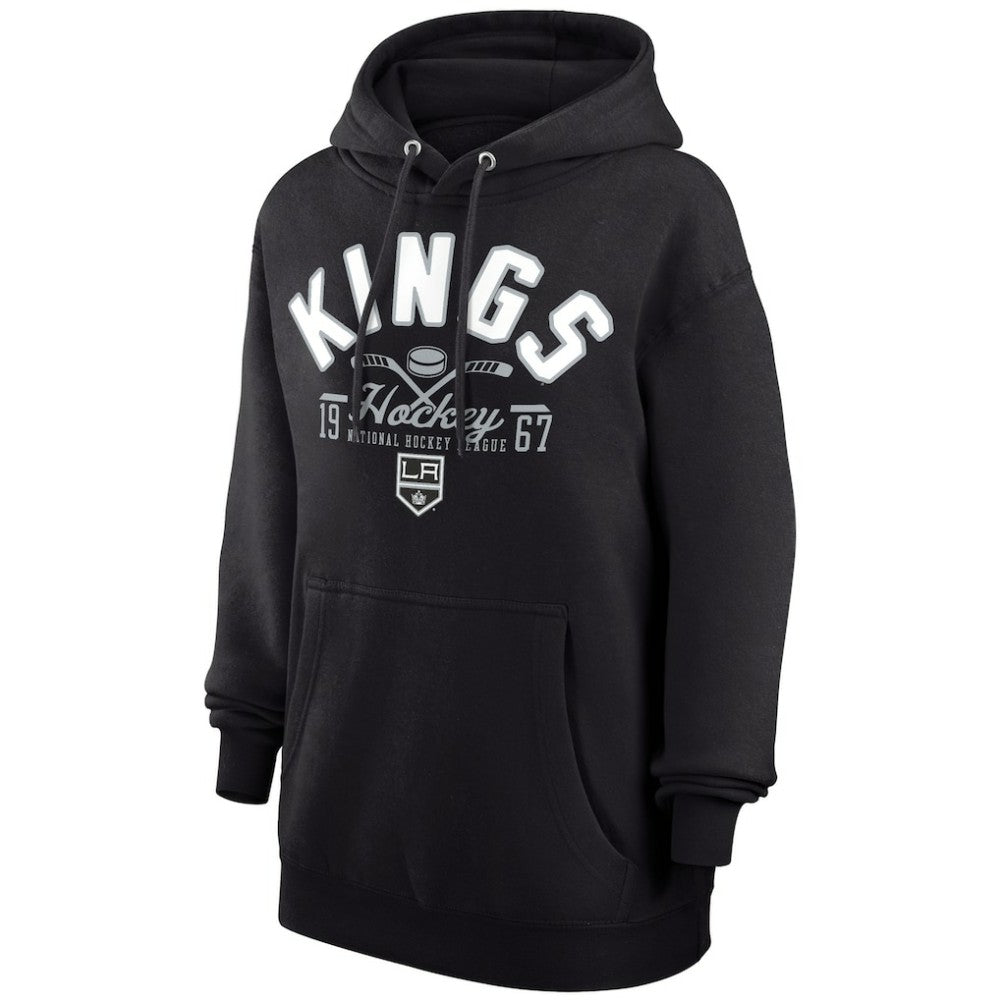 Los Angeles Kings Starter Puck Pullover Hoodie - Black Hoodies