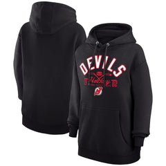 New Jersey Devils Starter Puck Pullover Hoodie - Black Jerseys