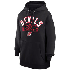 New Jersey Devils Starter Puck Pullover Hoodie - Black Jerseys