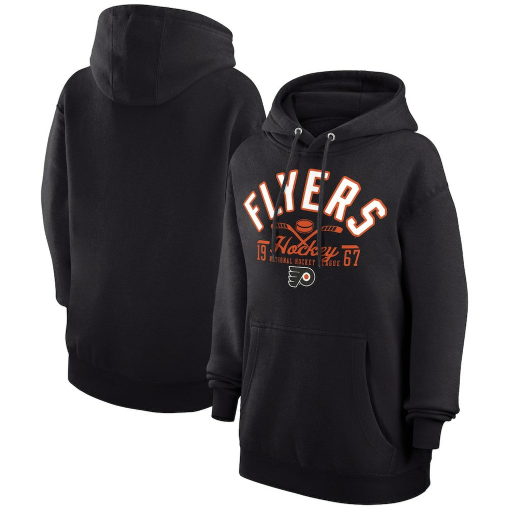 Philadelphia Flyers Starter Puck Pullover Hoodie - Black Hoodies