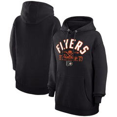 Philadelphia Flyers Starter Puck Pullover Hoodie - Black Hoodies