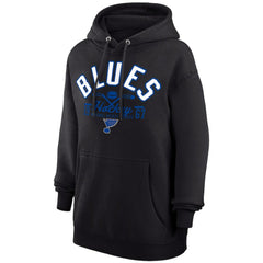St. Louis Blues Starter Puck Pullover Hoodie - Black Hoodies