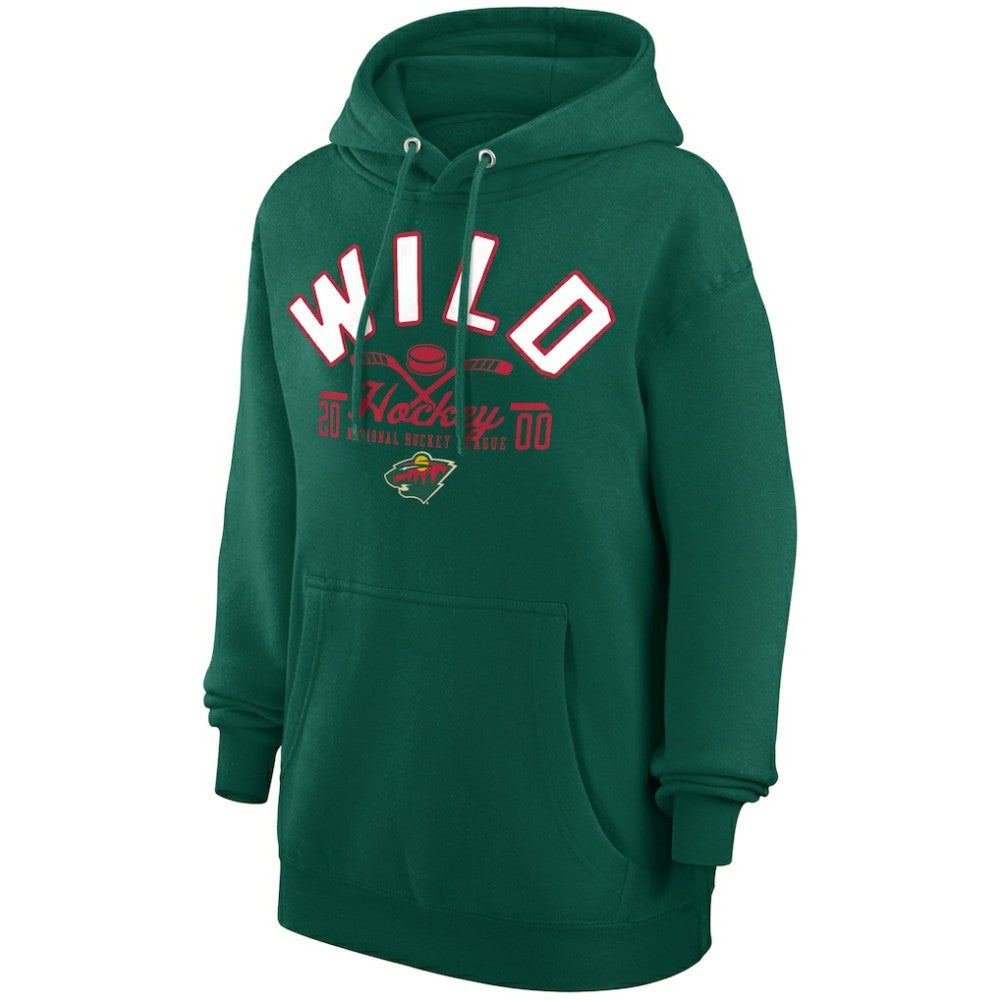 Minnesota Wild Starter Puck Pullover Hoodie - Green Hoodies