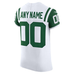New York Jets Vapor F.U.S.E. Elite Custom Jersey - White for sale