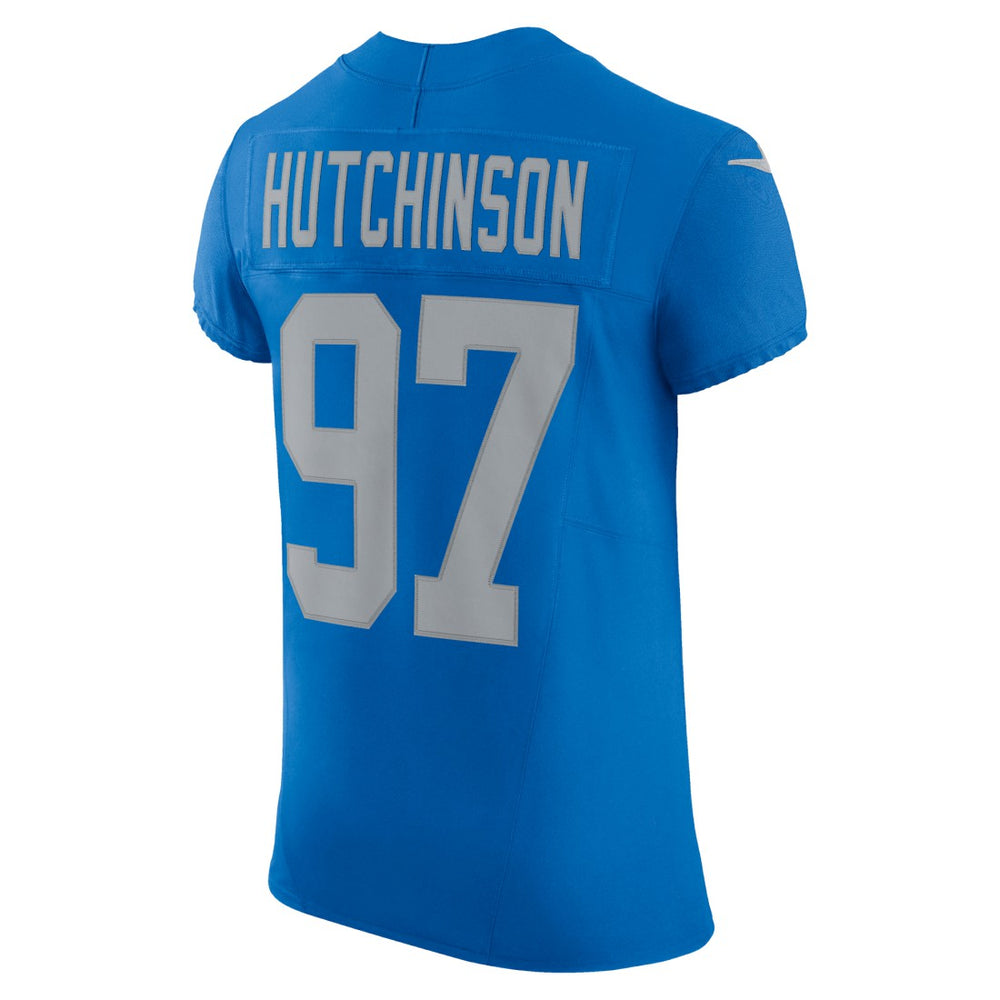 Aidan Hutchinson Detroit Lions Alternate Vapor F.U.S.E. Elite Jersey - Blue on sale